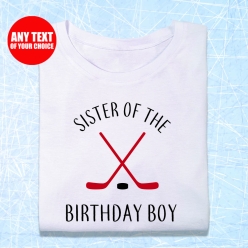 55% OFF: Hockey Sister Birthday T-shirt- Choose Size